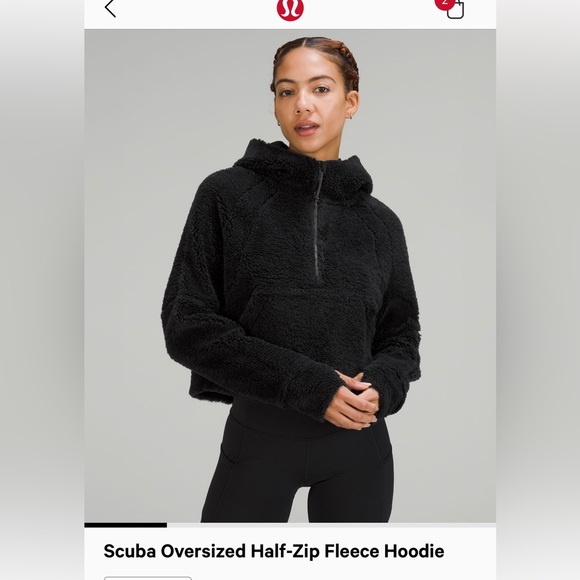 Lululemon Scuba half-zip teddy pullover - Picture 1 of 3